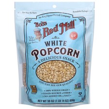 Bob's Red Mill Popcorn Whole White 30.8 oz Pack of 4