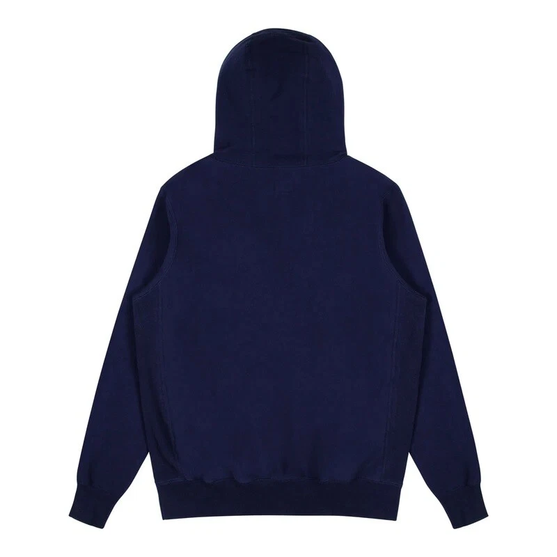 Noah Winged Foot Embroidered Hoodie Evening Blue