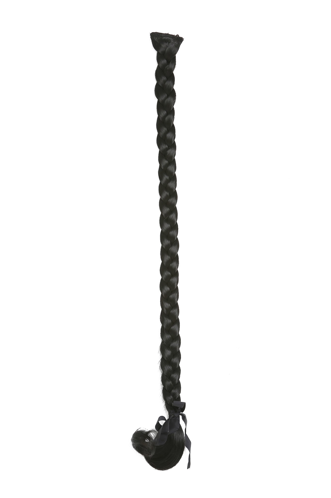 WIG ME UP - SA101-1B Braided Braid Braided Ponytail with Clip Long 50cm Black