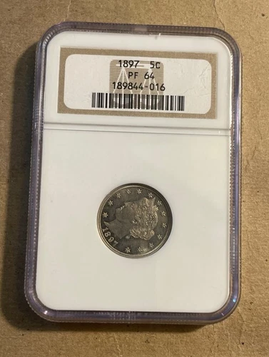 U.S. - 1897 Liberty Nickel (NGC PF 64) - Popular