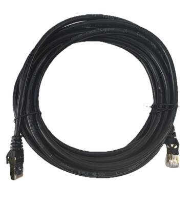 5m schwarz CAT6 RJ45 Ethernet Kabel Netzwerk LAN Patchkabel Fast Speed Router PC