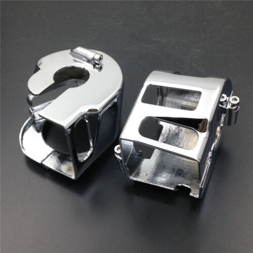 Chrome Switch Housing Cover For Kawasaki Vulcan 900/2000 Yamaha V-Star650 Custom - Picture 4 of 5