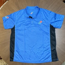 Domino’s Pizza Employee Polo Shirt Royal Blue Men’s Size XL - NEW
