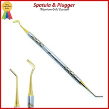 Dental Composite Filling Instruments Spatula  Plugger Titanium Gold Tips
