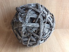 Dekokugel Rindenholz Gartendeko Holzkugel Kugel Rindenkugel Dekoration Weide NEU