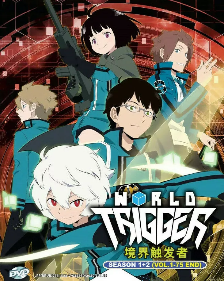 DVD Anime WORLD TRIGGER SEASON 1+2 (VOL.1-75 END) English Subtitle All  Region