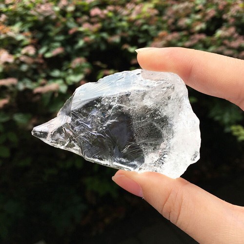 Natural Clear Crystal Geode Cluster Irregular Quartz Stone Healing Cuarzo Gem - Foto 6 di 9