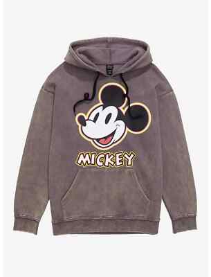 NWT Our Universe Retro Mickey Mouse Mineral Hoodie SZ L