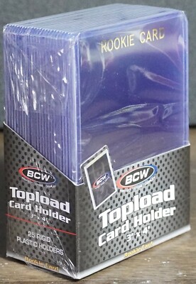 100) Standard 3x4" Toploader Trading Card Holders (20 Pt. Thickness) BCW For Sale In Los - Foto 2
