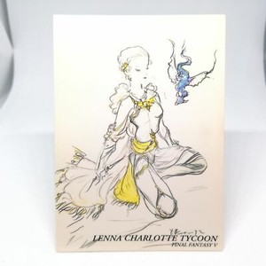 167 Lenna Charlotte Tycoon Final Fantasy 5 Card Art Museum Yoshitaka Amano Ebay