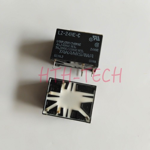 Relais Généraliste TAKAMISAWA LZG-24HE 24VDC 5A – 5 Broches, Pour Applications électriques Diverses