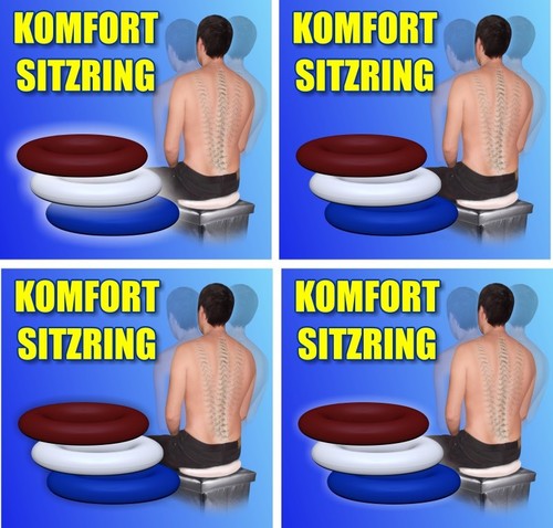 LOREY - Hochwertiger Komfort-Sitzring, Sitzkissen, Sitzunterlage, Sitzring - 第 7/7 張圖片