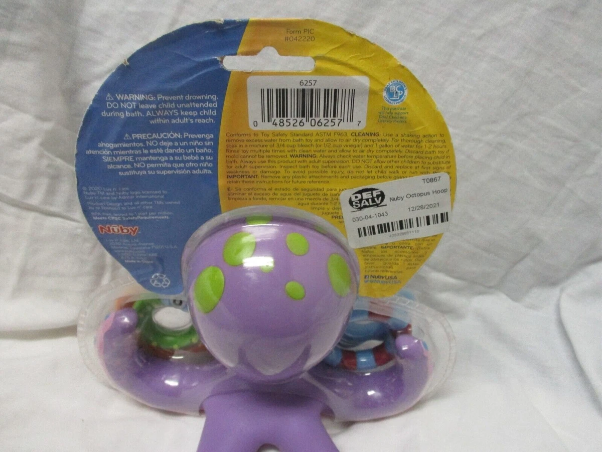 Nuby bath octopus 2025