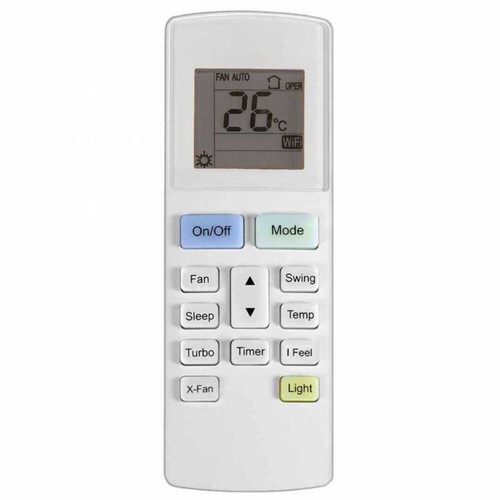 YAW1F9 Telecomando Universale Per Condizionatore Gree, Montana, Daitsu, Hiyasu - Sostituto Per Yaw1f1 Yaw1f4