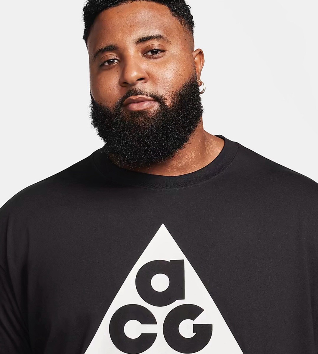 Nike ACG Logo Short Sleeve T-Shirt Black DJ3644 010 Men's Nike ACG Logo Short Sleeve T-Shirt Black DJ3644 010 Men's