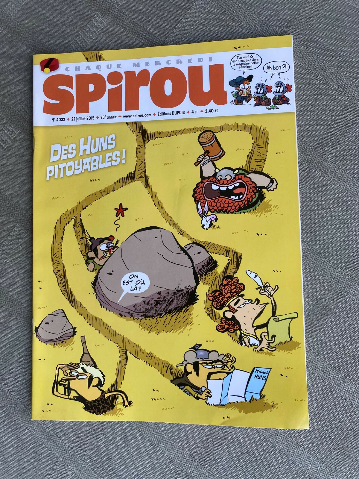 Spirou Weekly No. 4032 2015 In Excellent Condition