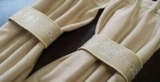 Junctionproduce Genuine Vip Curtains Beigesilver 2pair Junctionproduce Genuine Vip Curtains Beigesilver 2pair