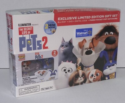 The Secret Life Of Pets Blu-Ray DVD Limited Edition with Funko