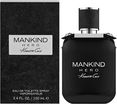 Men Kenneth Cole Mankind Hero 3.4 oz 100 ml *Eau De Toilette* Spray New in Box