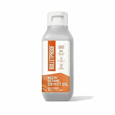 Brain Octane Premium C8 MCT Oil from Non-GMO Coconuts, 14g  Assorted Sizes 