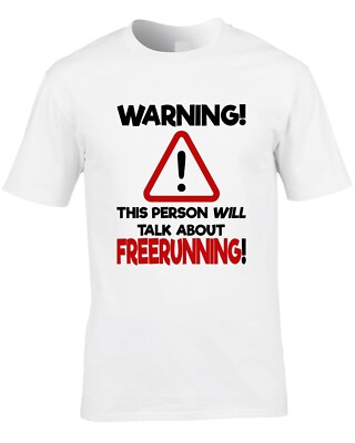Freerunning Mens T-Shirt Parkour Urban Freestyle Stunt Freerunner Cool Gift Idea