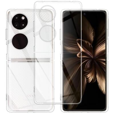 Handy Case für Huawei P50 Pocket Hülle Transparent Slim Tasche Handyhülle Cover