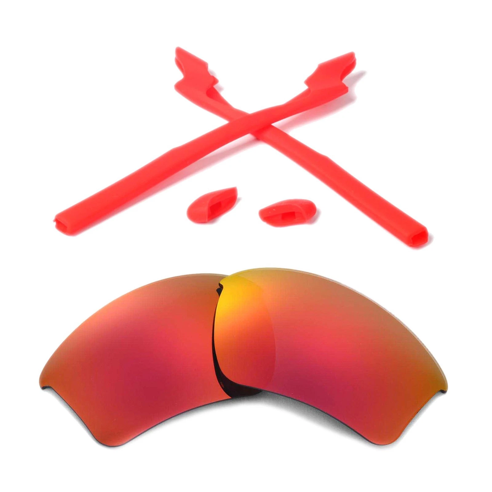 Walleva Polarized Fire Red Lenses And Rubber Kit For Oakley Half Jacket 2.0 XL
Opens in a new window