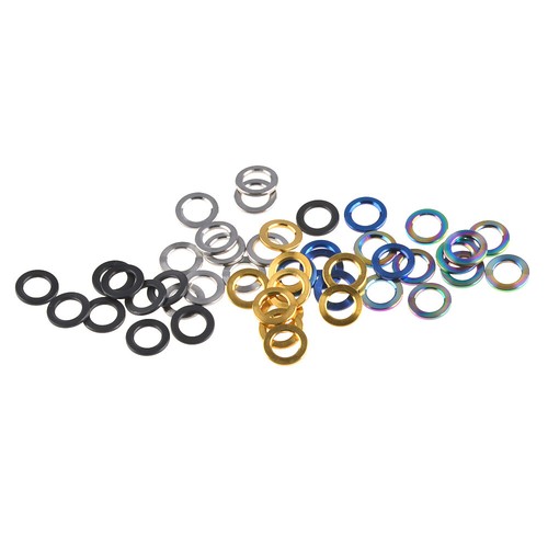 Titanium Washer Ti M4 M5 M6 M8 M10 DIN 912 flat gasket Gold Rainbow Blue Black - Picture 5 of 17