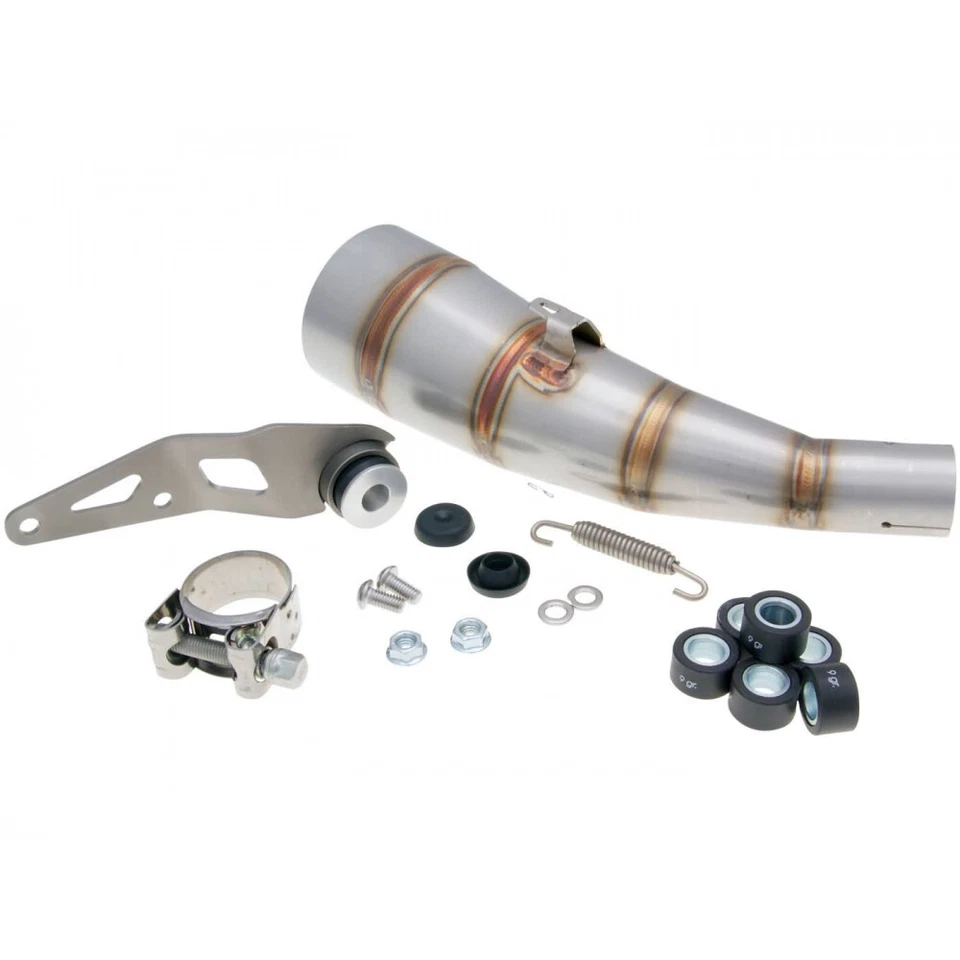 ÉchappementYasuni Scooter 4 titane optic pour Yamaha YP X-Max 125ccm 2008-2010 - Photo 2/4