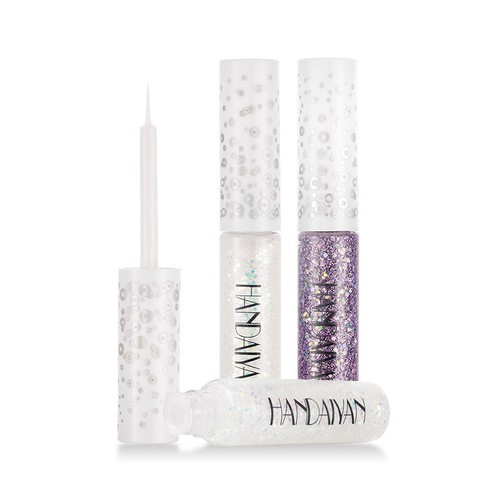 12 Farben Diamant Glitzer Flüssiger Eyeliner Haltbar Wasserfest Kajalstift : - Bild 7 von 23