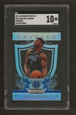 2019 Panini Prizm Crusade Silver Zion Williamson Rookie RC #51 SGC 10 GEM MINT