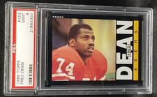 1985 Topps, PSA 9, FRED DEAN, #153, San Francisco 49ers, PSA 9, HOF
