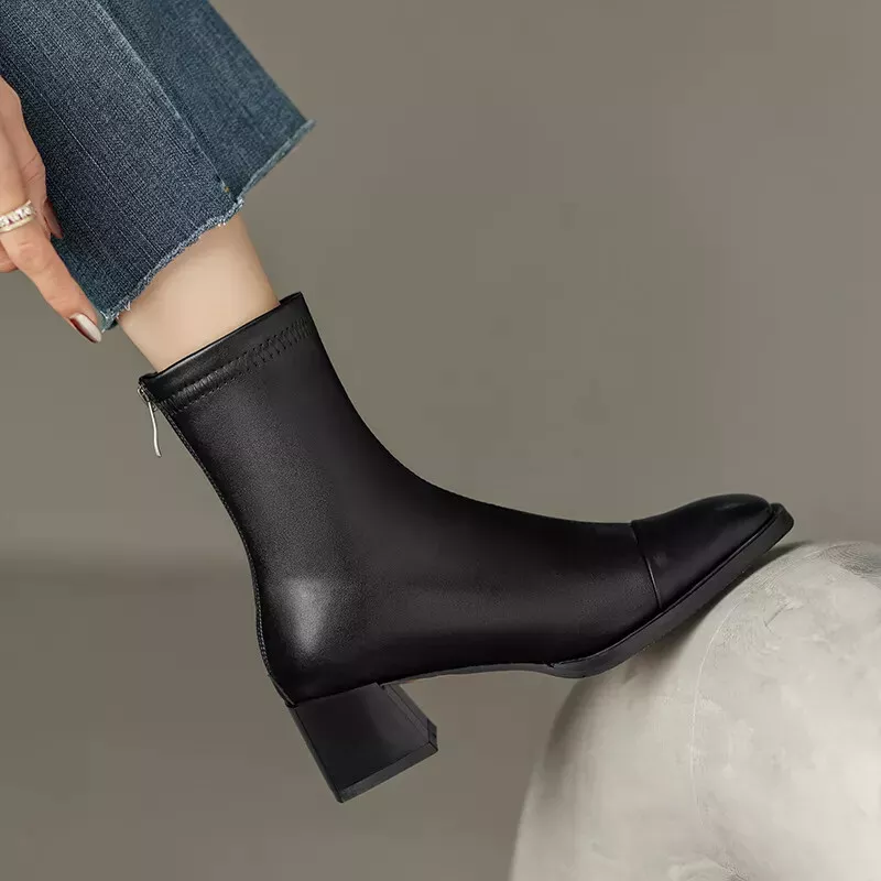 Bottine noir talon 5 cheap cm