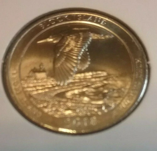 2018-P America the Beautiful Quarters Block Island — photo from the most recent tracked eBay sale