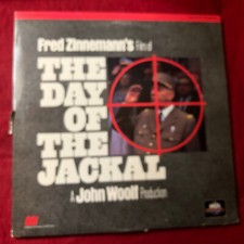 THE DAY OF THE JACKAL MCA/UNIVERSAL 2 DISC EXTENDED PLAY LASERDISC  DISC MINT