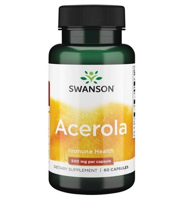 Swanson Acerola 500mg 60 Capsules