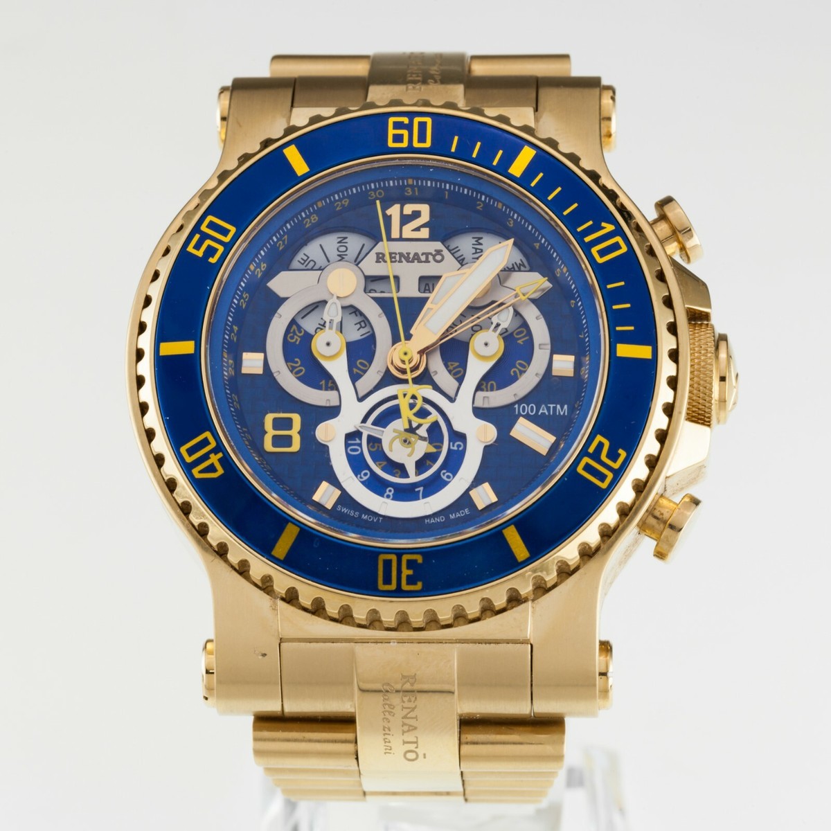 Renato Collezioni T-Rex Diver Swiss Quartz 50mm Men's Watch