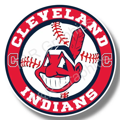 Cleveland Indians Vinyl Sticker Decal Car Truck Windows MLB Baseball USA