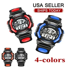 Men's Digital Sports Watch LED Screen Large Face Military Waterproof Watches US