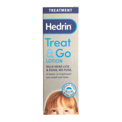 Hedrin Head Lice Treat Go Lotion 50ml Adults Children No
