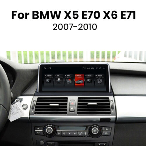 6+64GB 10,25'' Android 13 Radio samochodowe CarPlay 8Core Nawigacja GPS BMW X5 E70 X6 E71 CCC - Zdjęcie 1 z 16
