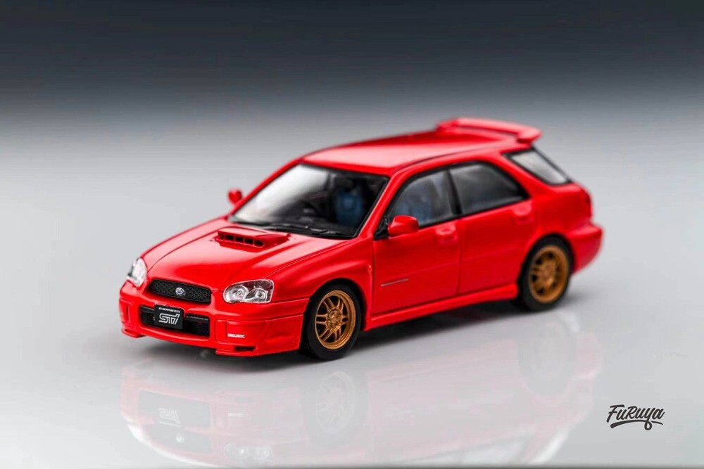Furuya 1/64 SUBRARU Impreza WRX STi GD/GG Diecast Toys Car