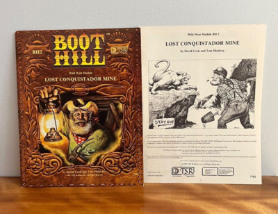 Lost Conquistador Mine, Boot Hill Wild West Module, TR, 1982, Original