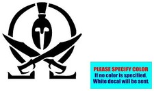 Labe Gun Omega Spartan Vinyl decal sticker Car Truck Window Laptop Graphic 6"