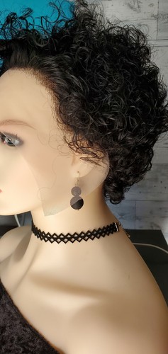 Short Curly Human Hair None Lace pixie Wigs for Black Women. WIG SHIA BG/30 - 第 30/37 張圖片