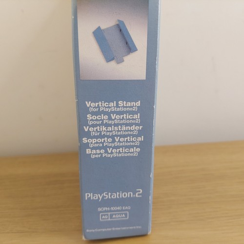 Soporte vertical oficial PlayStation 2 Aqua SCPH-10040 EAQ en caja nuevo - Imagen 13 de 18
