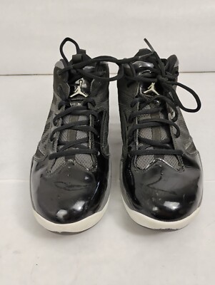 2012 Nike Air Jordan Flight Team 11 Sneakers Youth size 7 Black + gray no box