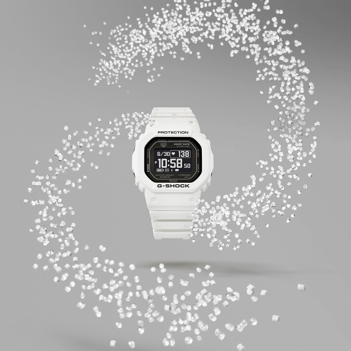 箱付！美品！カシオ G-SQUAD DW-H5600-7JR G-SHOCK CASIO G-SHOCK DW-H5600-7JR G-SQUAD Bluetooth GPS Solar USB