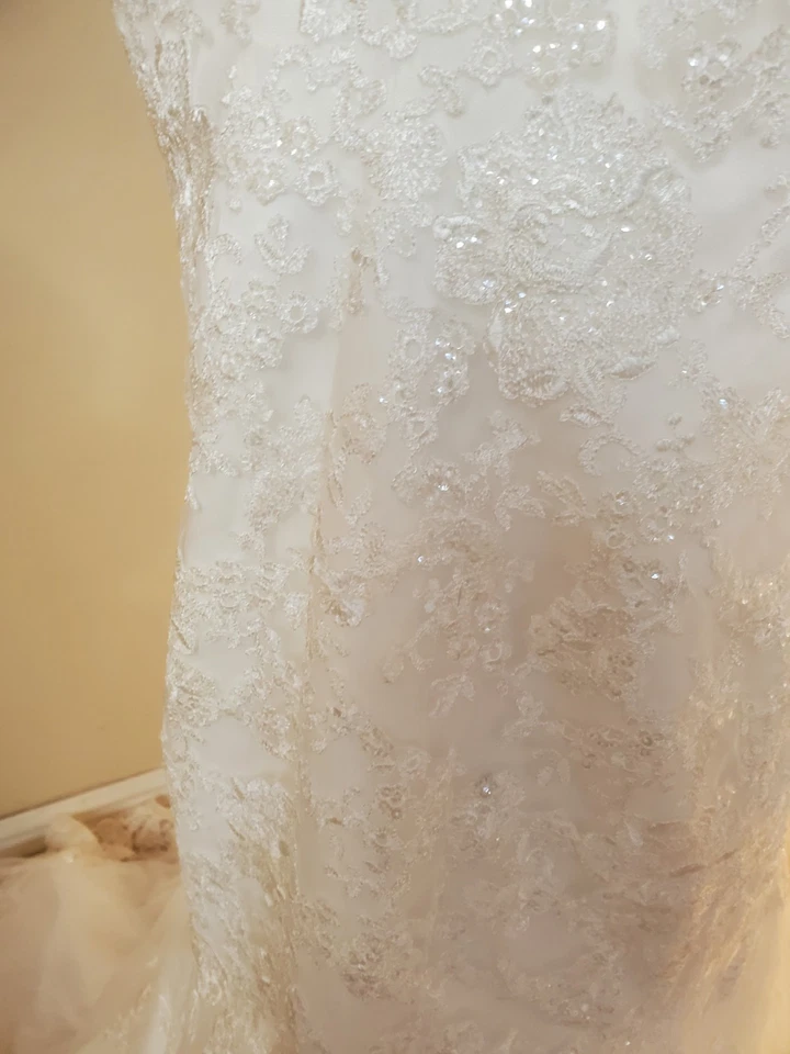 Vestido de novia Franssical talla 14 nuevo con etiquetas Foto 4 de 4