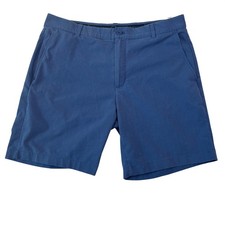 Vineyard Vines On The Go Shorts Men 36 Blue Stretch Performance Casual Golf